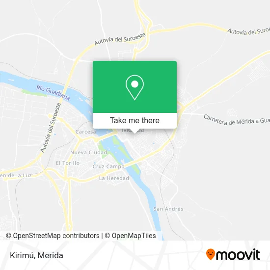 Kirimú map
