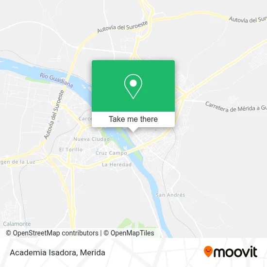 Academia Isadora map