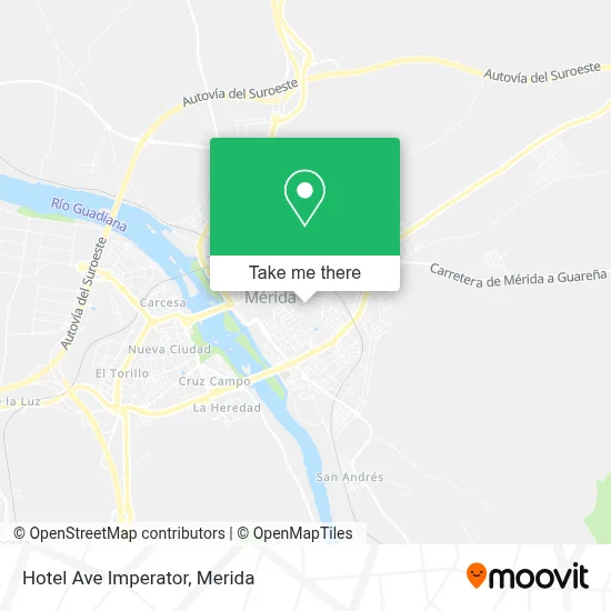 Hotel Ave Imperator map