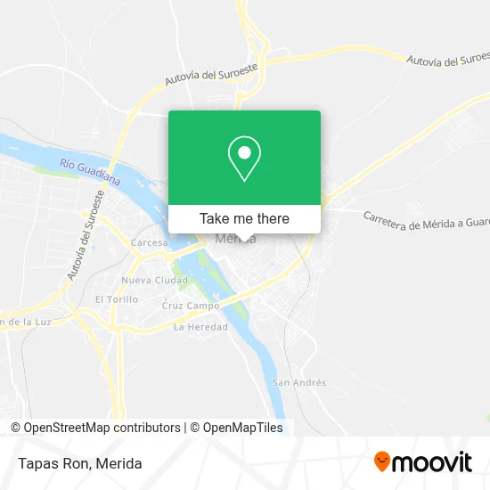 Tapas Ron map