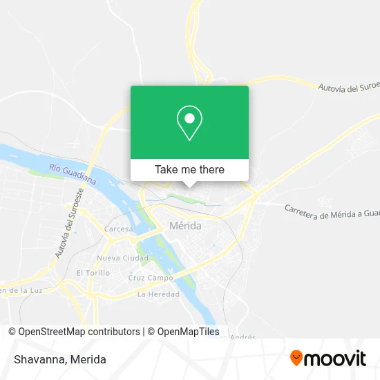 Shavanna map