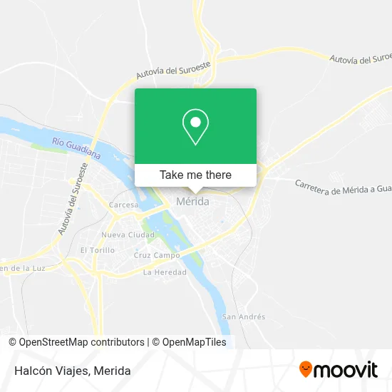 Halcón Viajes map