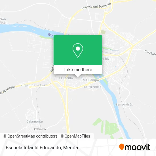 Escuela Infantil Educando map