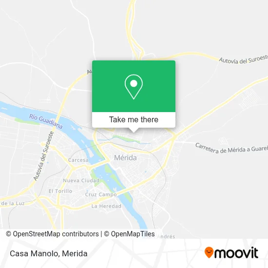 Casa Manolo map