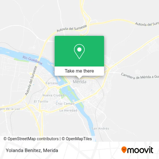 Yolanda Benitez map