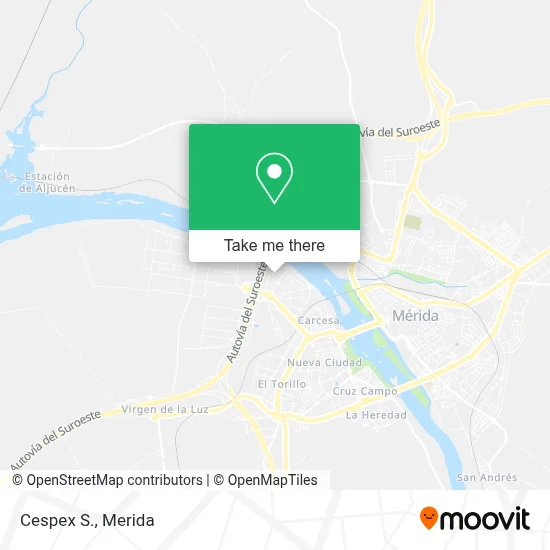 Cespex S. map