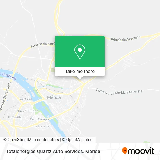 Totalenergies Quartz Auto Services map