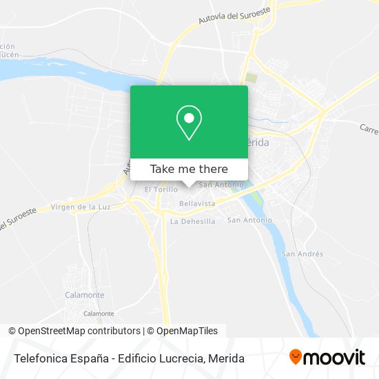 mapa Telefonica España - Edificio Lucrecia