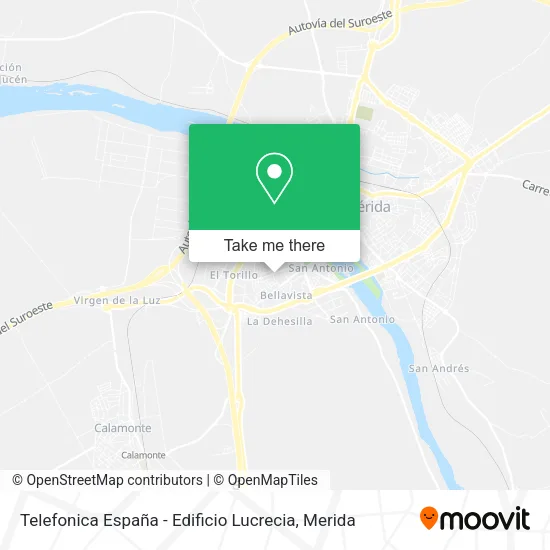 Telefonica España - Edificio Lucrecia map