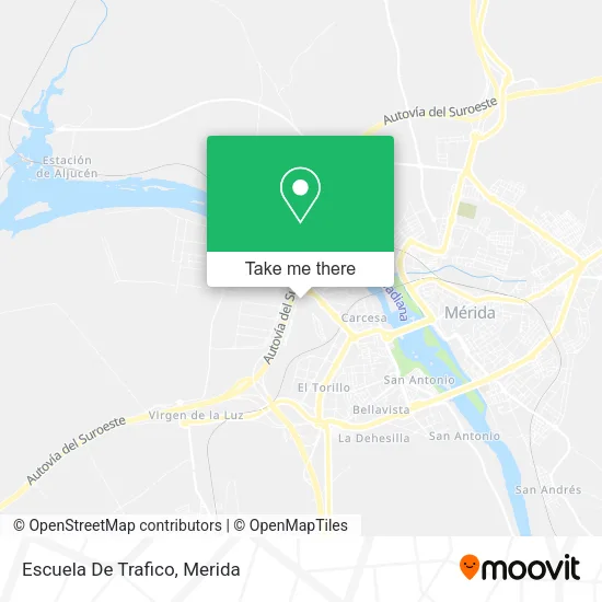 Escuela  De Trafico map