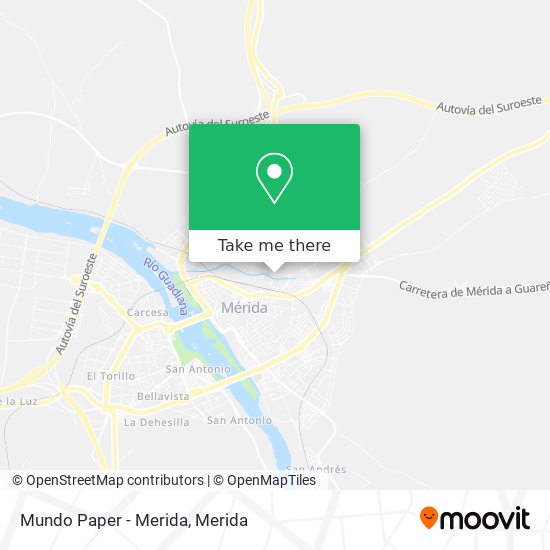 Mundo Paper - Merida map