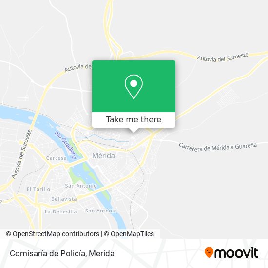 mapa Comisaría de Policía