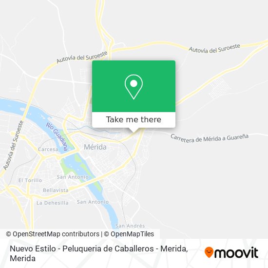 Nuevo Estilo - Peluqueria de Caballeros - Merida map