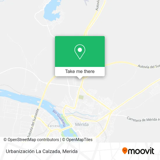 Urbanización La Calzada map