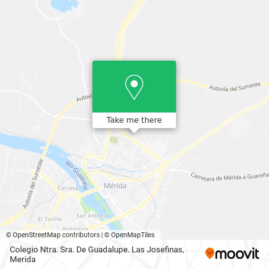 Colegio Ntra. Sra. De Guadalupe. Las Josefinas map