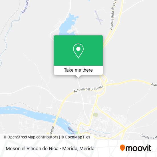 Meson el Rincon de Nica - Mérida map