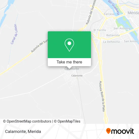 Calamonte map