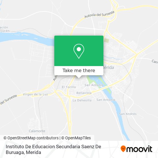 mapa Instituto De Educacion Secundaria Saenz De Buruaga