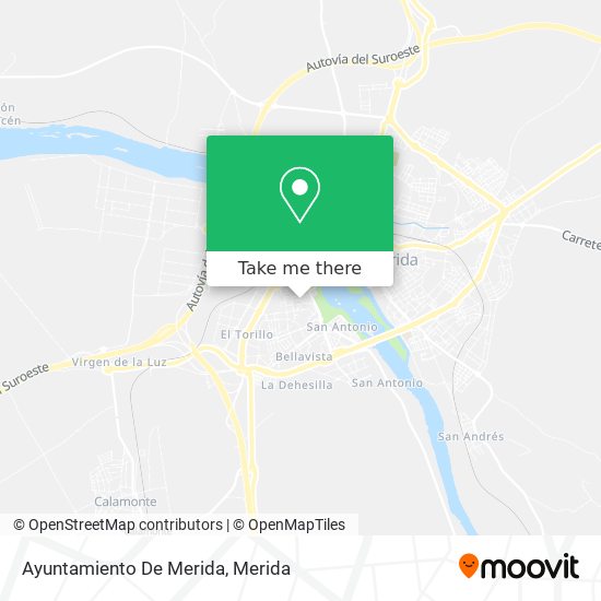 mapa Ayuntamiento De Merida