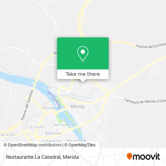 mapa Restaurante La Catedral