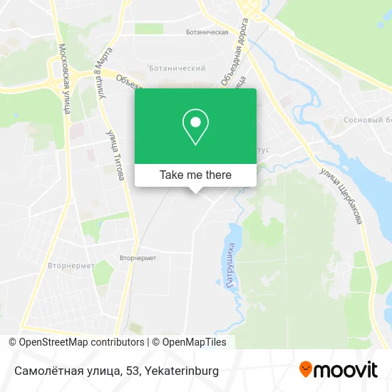 Самолётная улица, 53 map