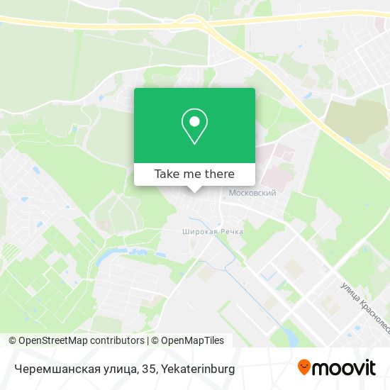 Черемшанская улица, 35 map