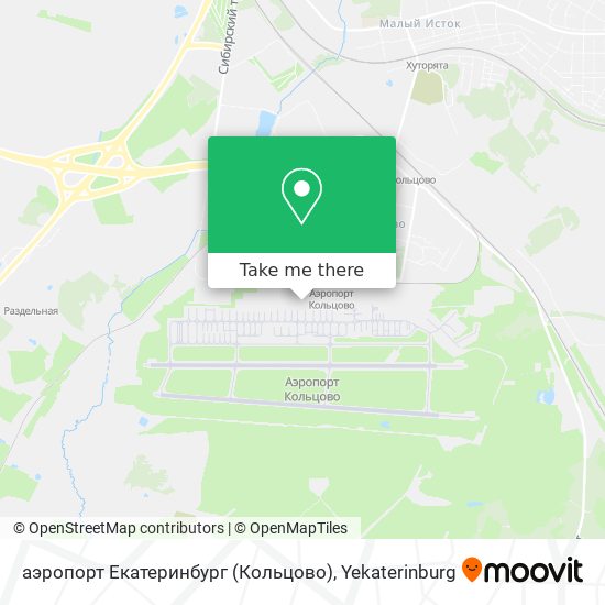 аэропорт Екатеринбург (Кольцово) map