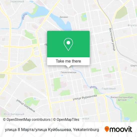 улица 8 Марта/улица Куйбышева map