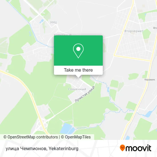 улица Чемпионов map