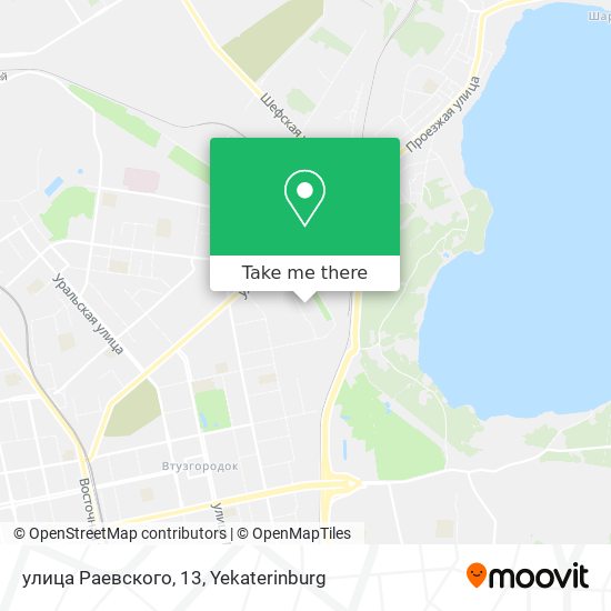 улица Раевского, 13 map