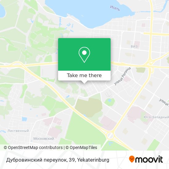 Дубровинский переулок, 39 map