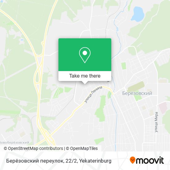 Берёзовский переулок, 22/2 map