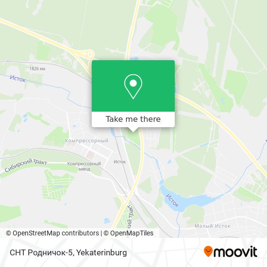 СНТ Родничок-5 map
