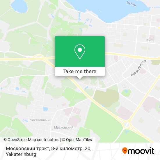 Московский тракт, 8-й километр, 20 map