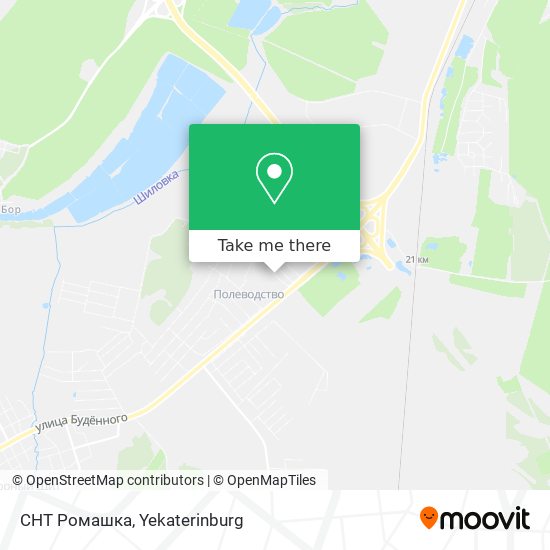 СНТ Ромашка map