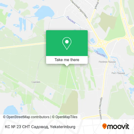 КС № 23 СНТ Садовод map