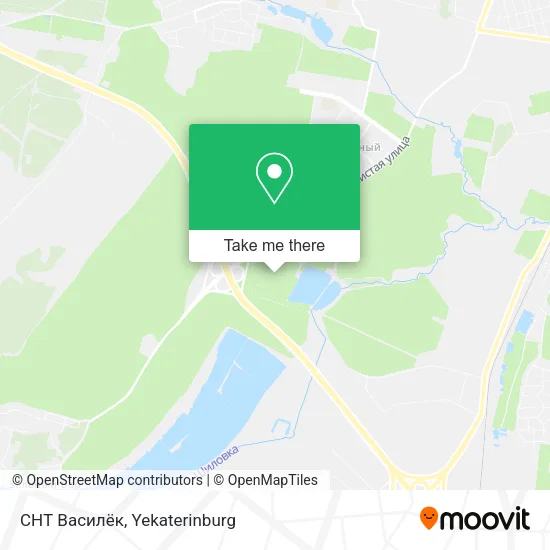 СНТ Василёк map