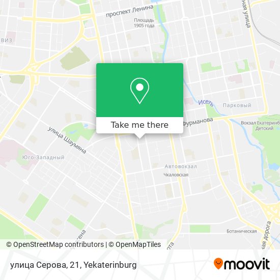 улица Серова, 21 map