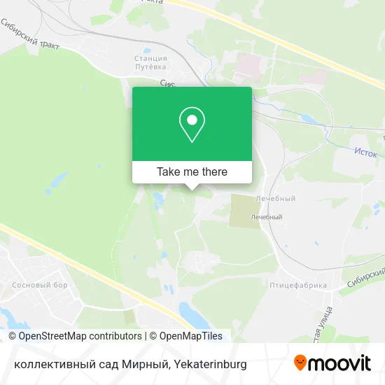 коллективный сад Мирный map