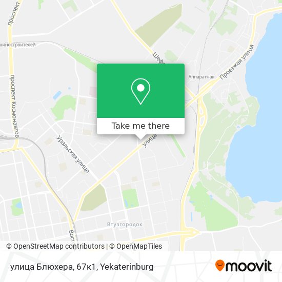 улица Блюхера, 67к1 map