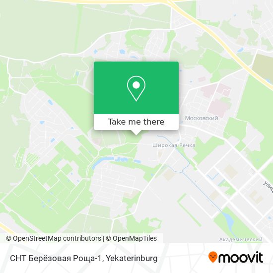 СНТ Берёзовая Роща-1 map