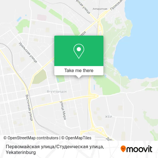 Первомайская улица / Студенческая улица map