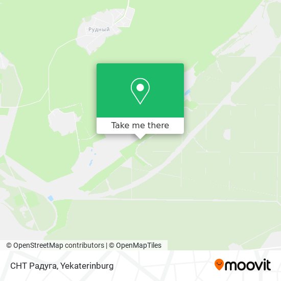 СНТ Радуга map