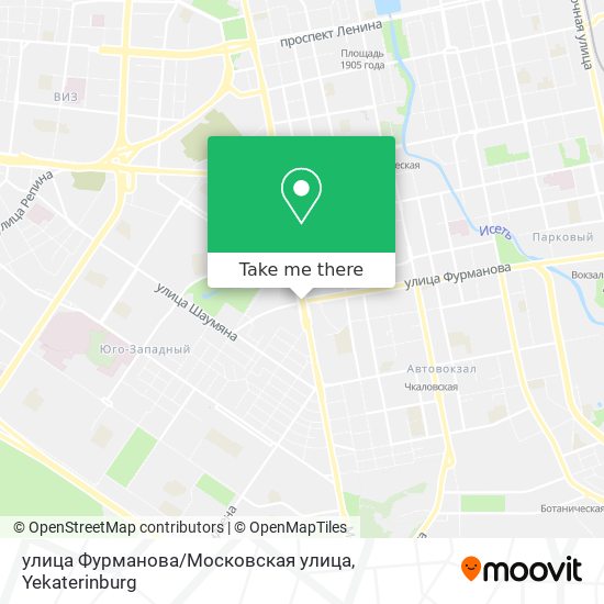 улица Фурманова / Московская улица map