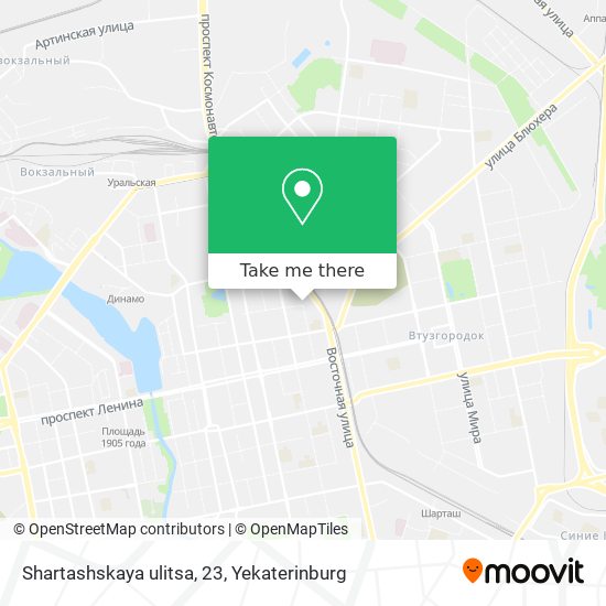 Shartashskaya ulitsa, 23 map