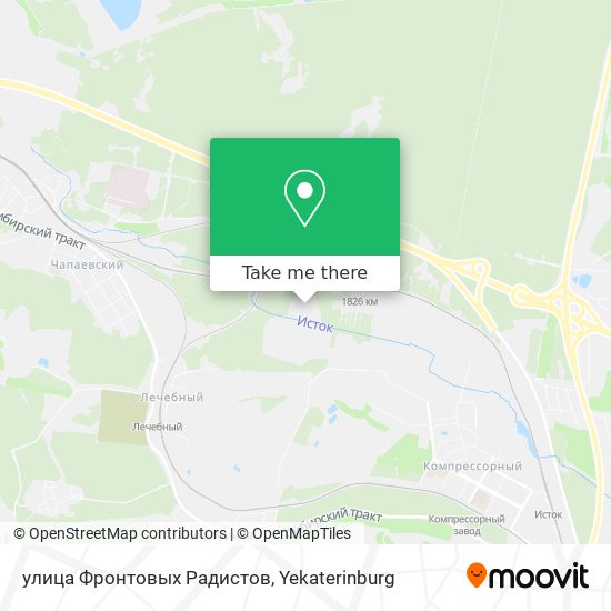 улица Фронтовых Радистов map