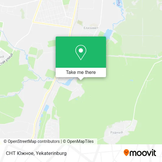 СНТ Южное map