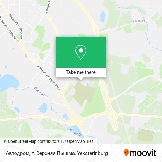 Автодром, г. Верхняя Пышма map