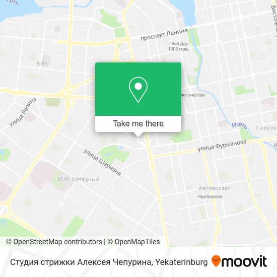 Студия стрижки Алексея Чепурина map