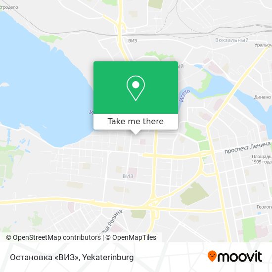 Остановка «ВИЗ» map